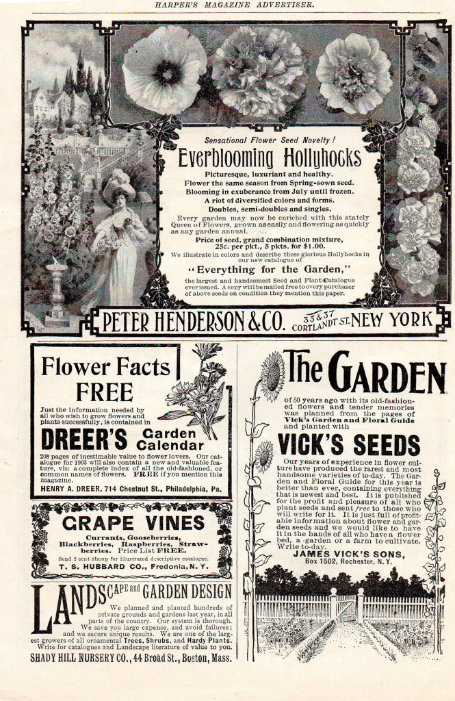 garden ads 1887