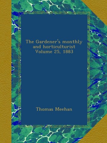 Gardener's Monthly cover 1883